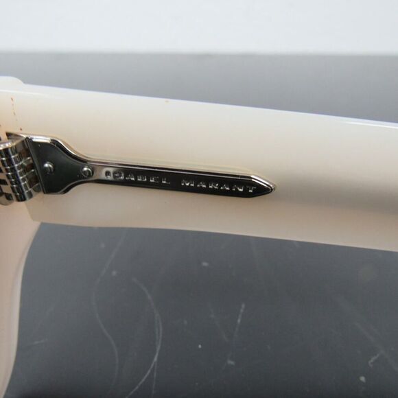 Isabel Marant Off-White Rectangular Sunglasses - Y2K Style